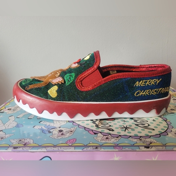 Irregular Choice Christmas Dash Sneakers, VGUC, Size 36 - Picture 6 of 11